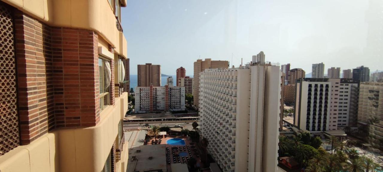 Precioso Apartamento Con Piscina Y Vistas Al Mar Mediterraneo. Benidorm Dış mekan fotoğraf