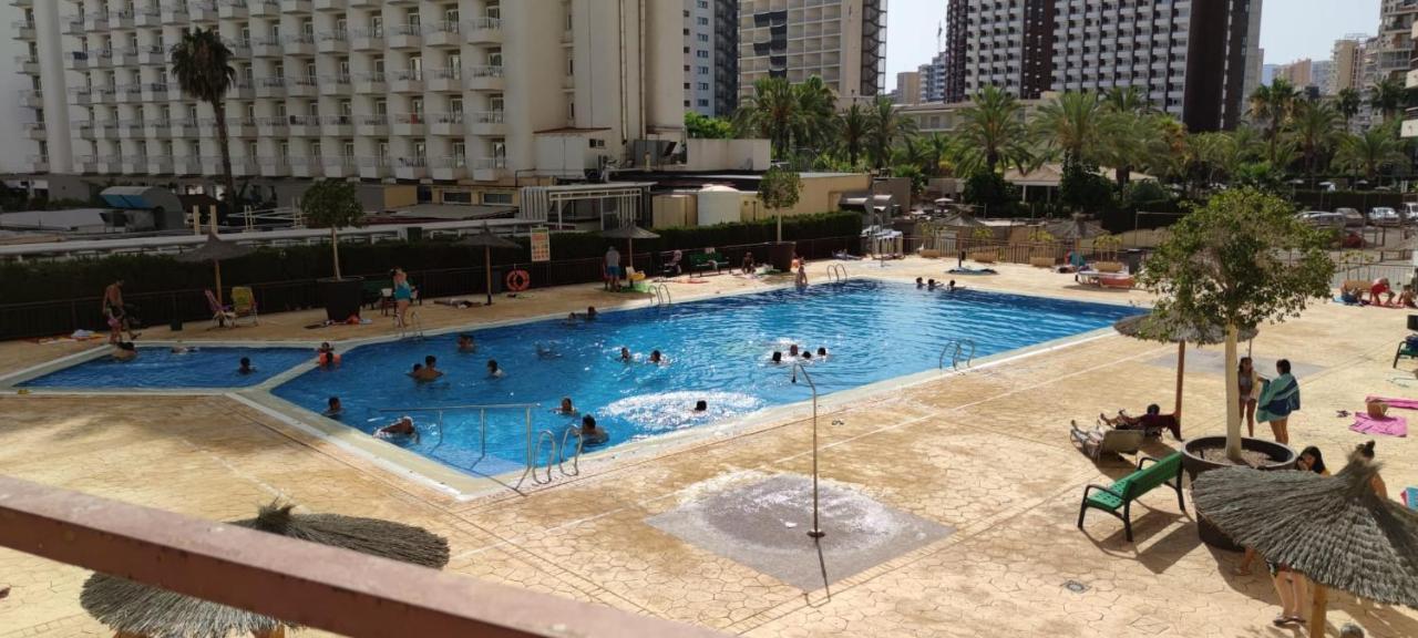 Precioso Apartamento Con Piscina Y Vistas Al Mar Mediterraneo. Benidorm Dış mekan fotoğraf